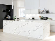 میزهای آشپزخانه کوارتز کوارتز سفید Calacatta مهندسی شده SGS