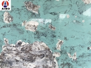 سنگ مرمر ظاهر سبز رنگ دال کوارتز مصنوعی 3200x1600 میلی متر چگالی بالا