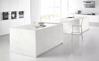 سنگ مصنوعی کوارتز کالاکاتا سفید با میز آشپزخانه