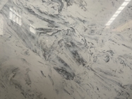 دال سنگ کوارتز NSF Calacatta با زمینه سفید مقاوم در برابر خش