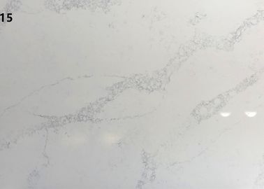 بادوام دوام سنگ کوارتز سفید مصنوعی مقاوم در برابر رنگ 2.45 G / Cm3